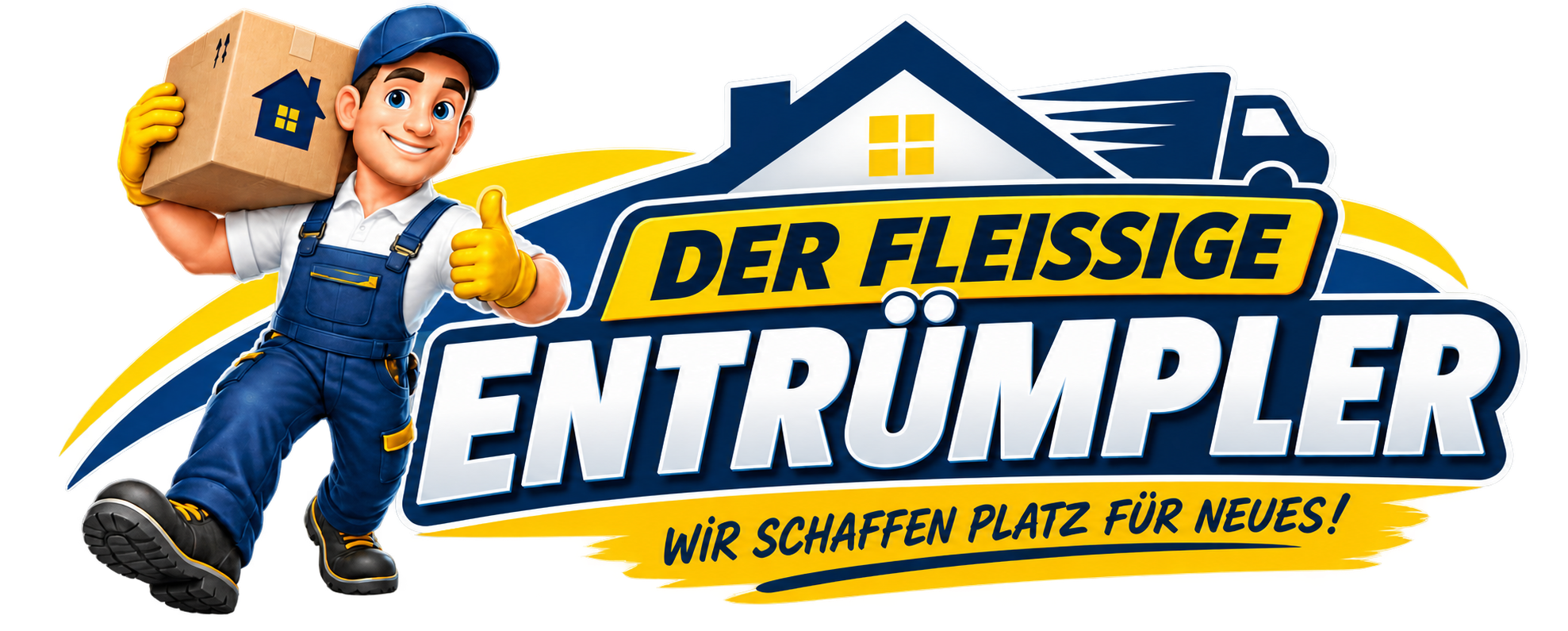 Aktuelles freigestelltes Logo Der fleißige Entrümpler